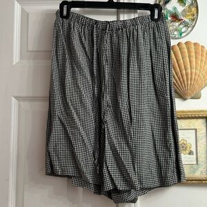 90s vintage houndstooths rayon shorts